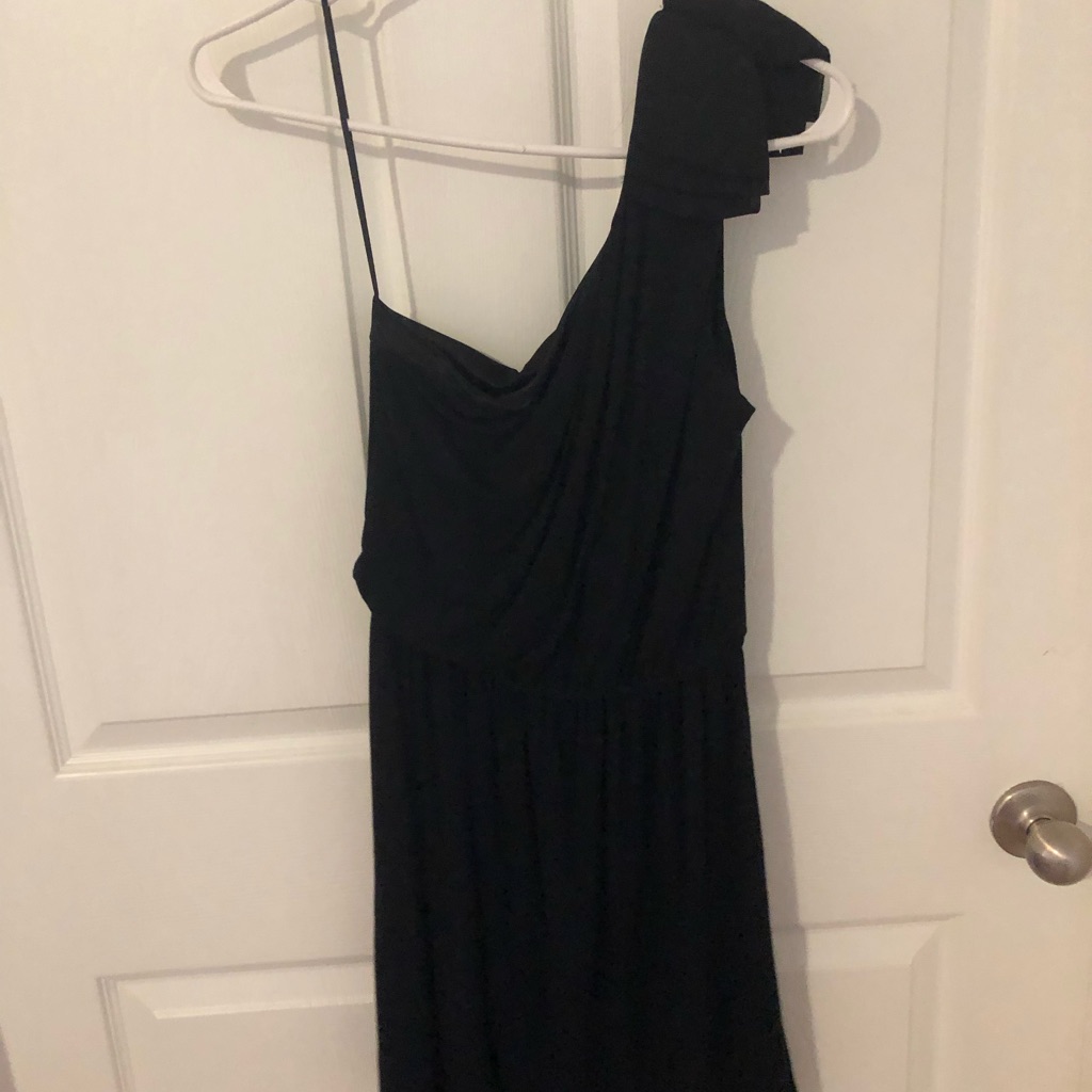 Black One Shoulder Dress